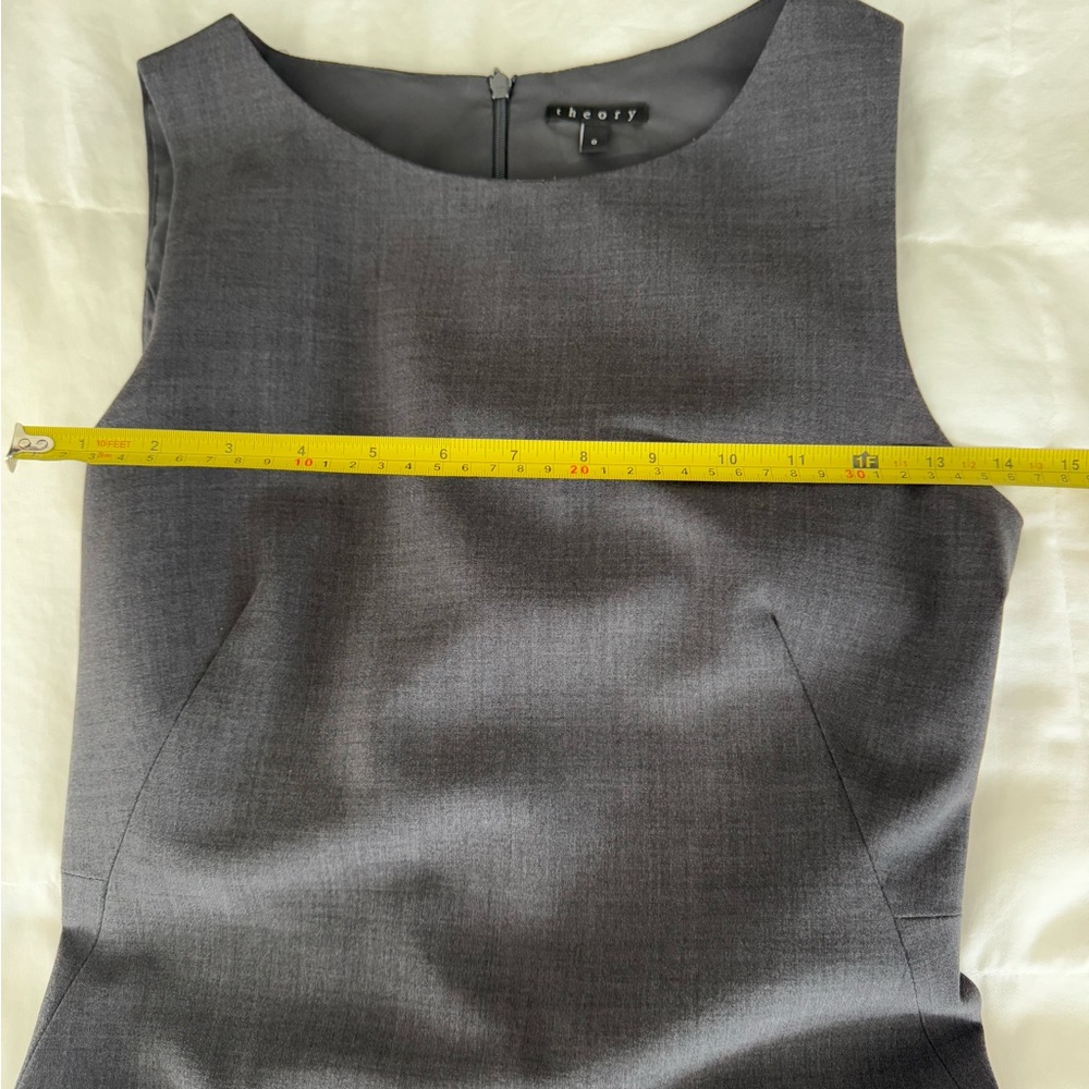 Theory Charcoal Sleeveless Dress - Picture 5 of 7